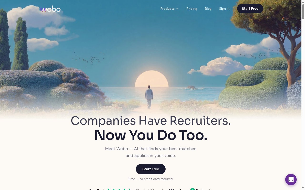 Wobo homepage