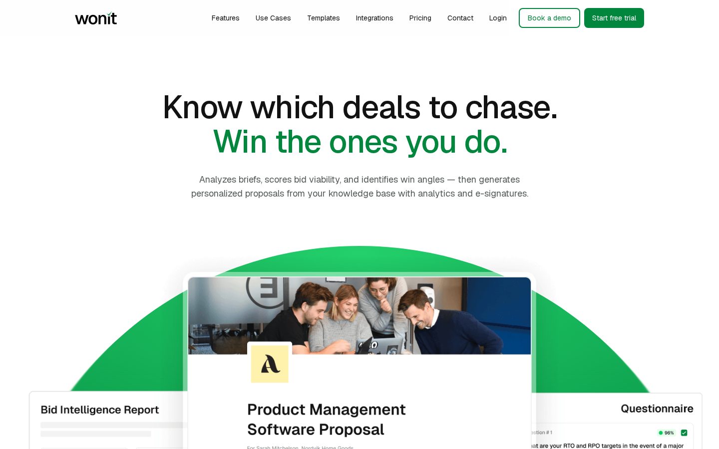 Wonit Homepage