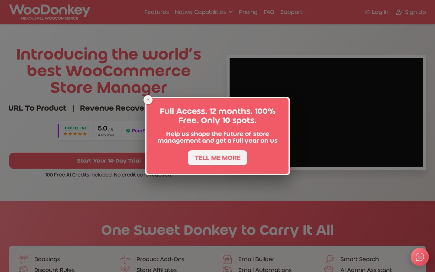 WooDonkey Homepage