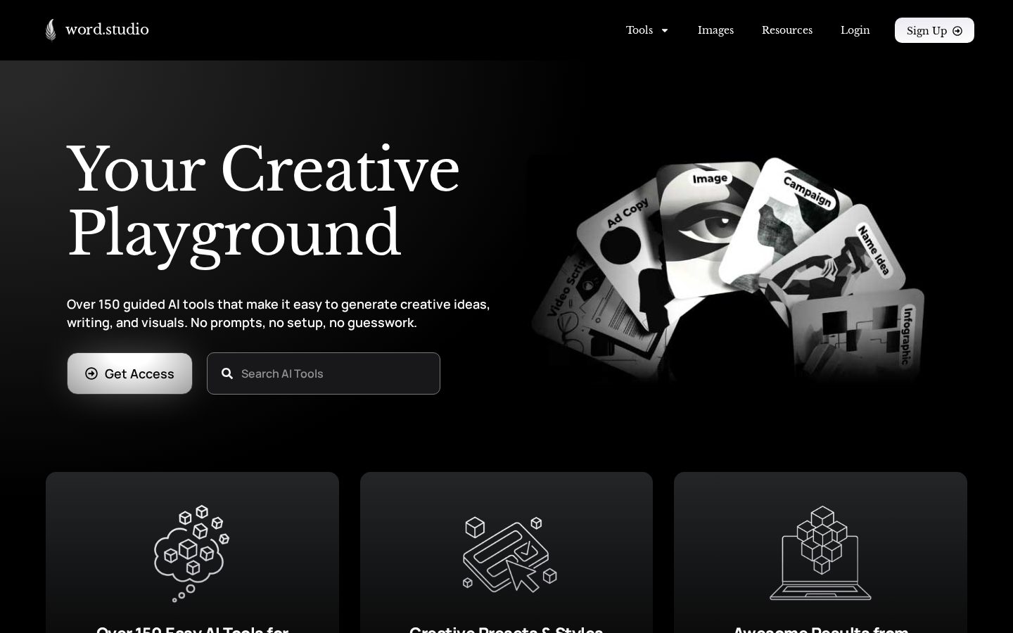 Word Studio Homepage