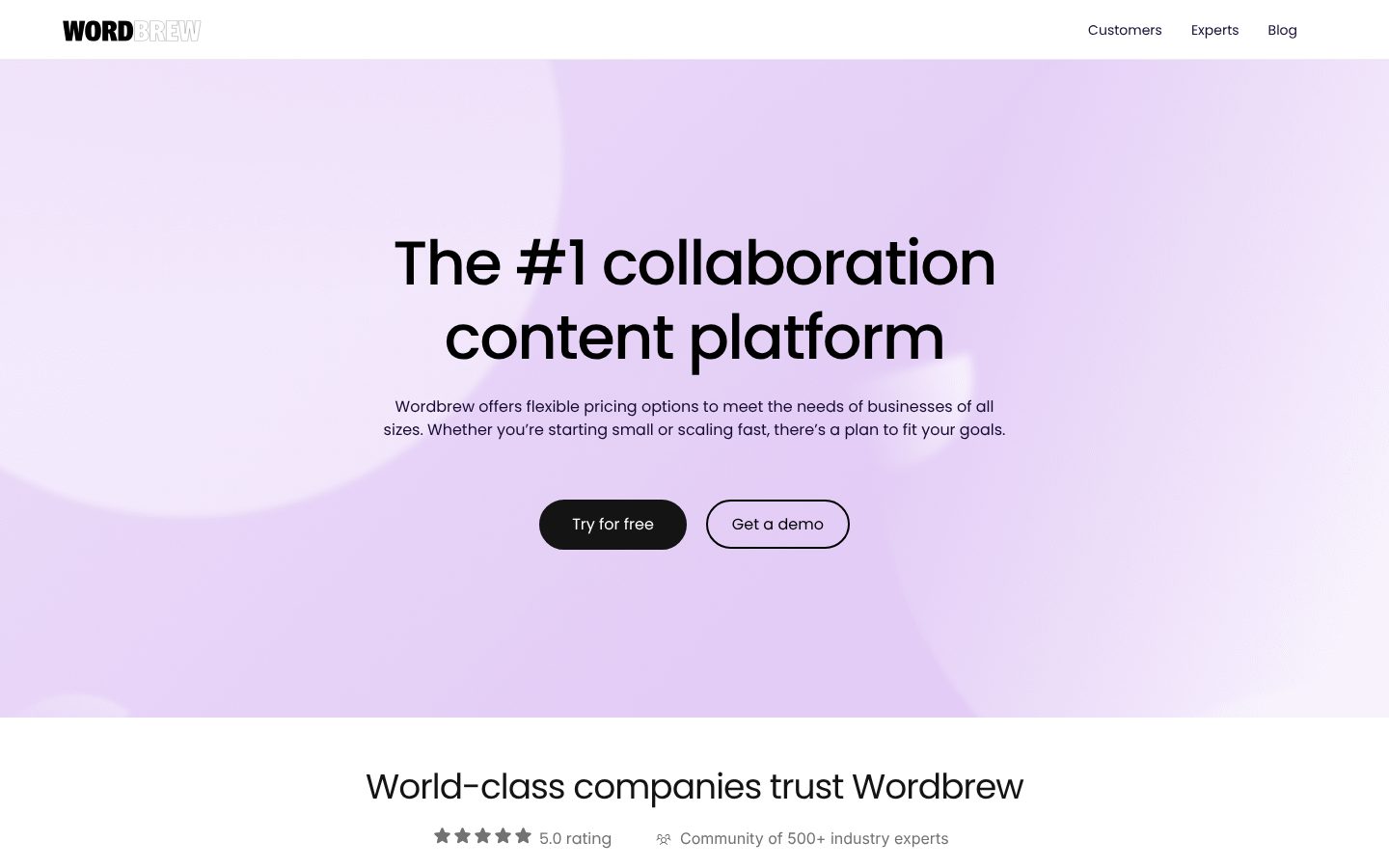 Wordbrew Pricing