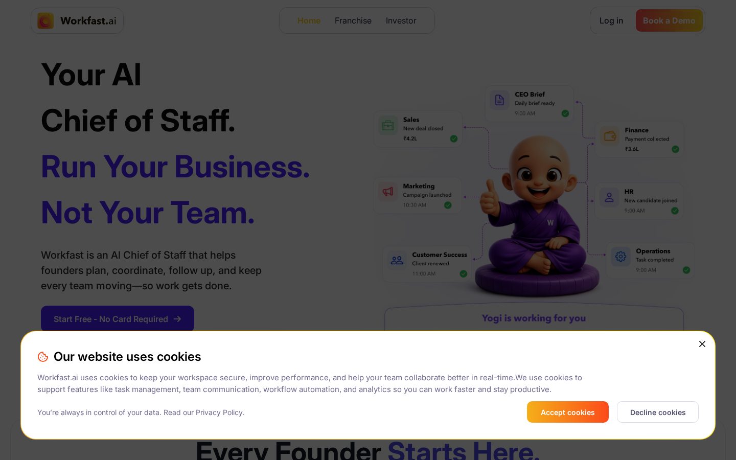 Work Fast Homepage
