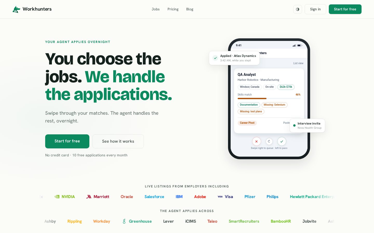 Workhunters Homepage
