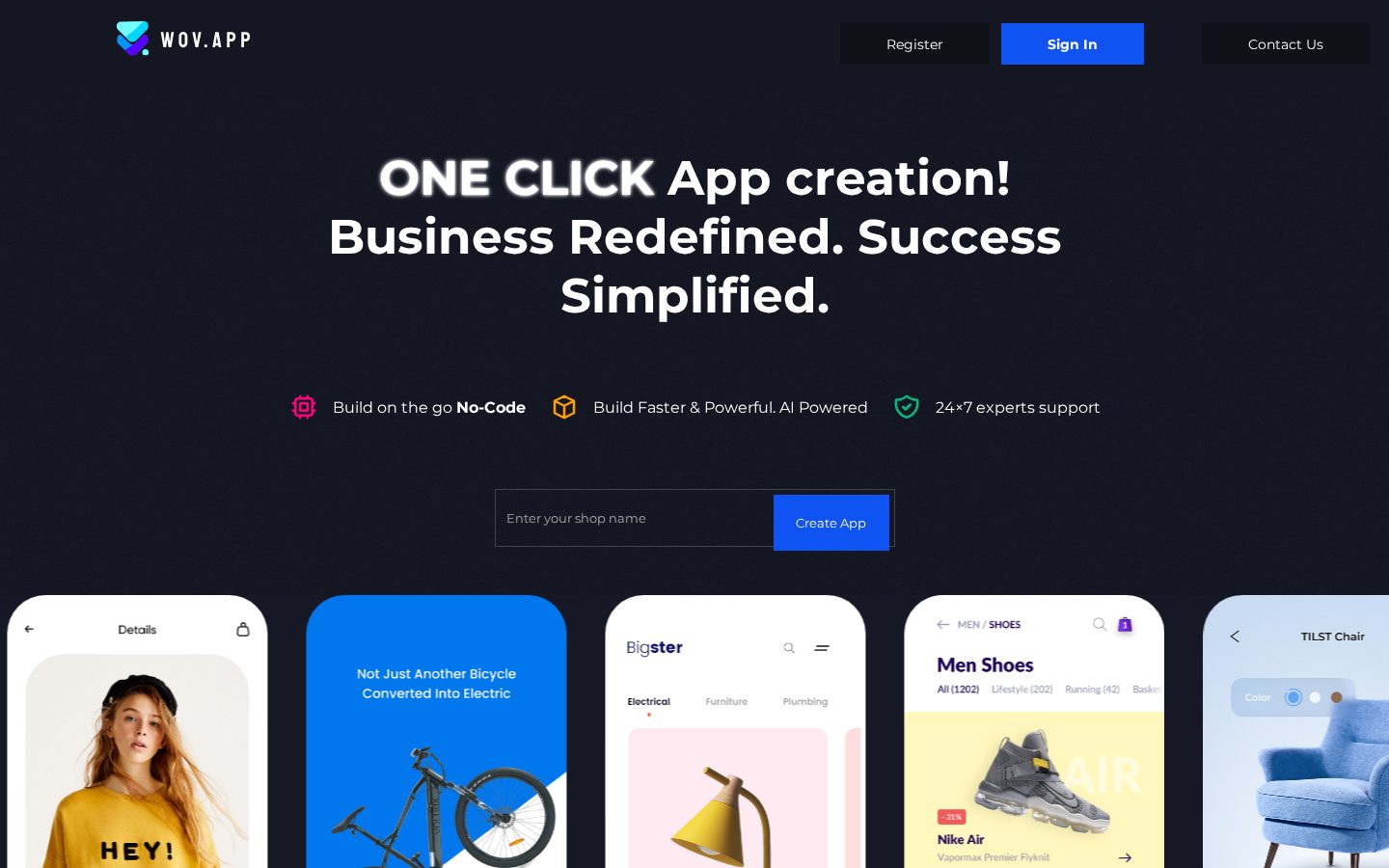 WOV.APP Homepage