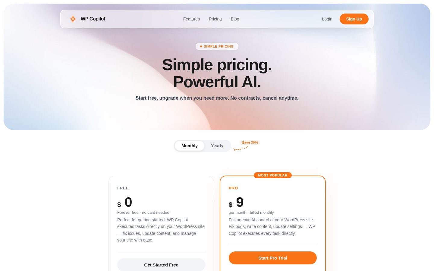 WP Copilot Pricing