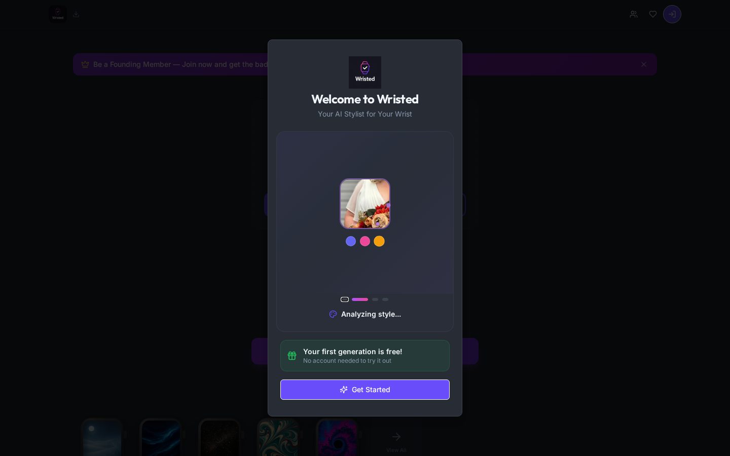 Wristed Homepage