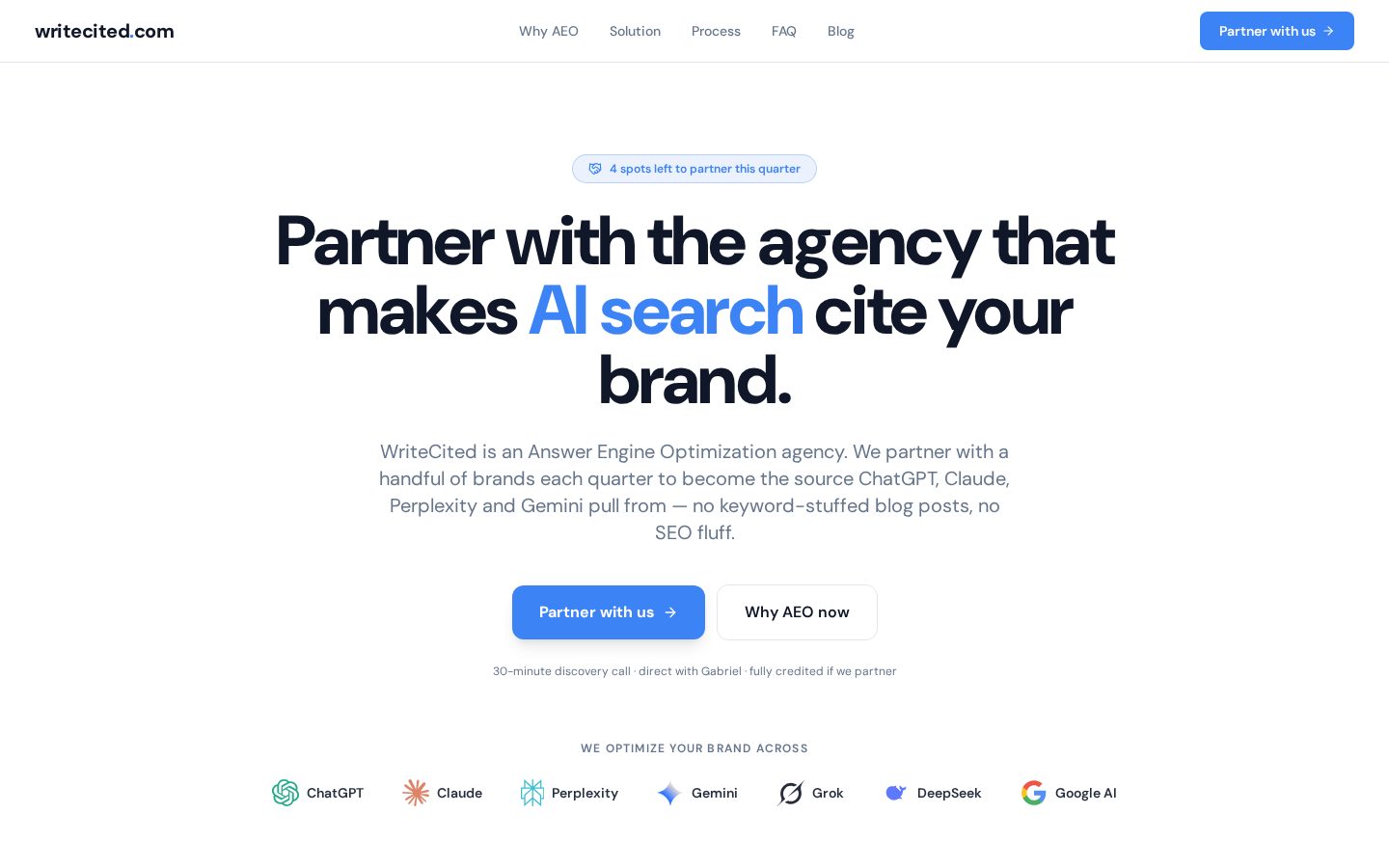 Writecited Homepage