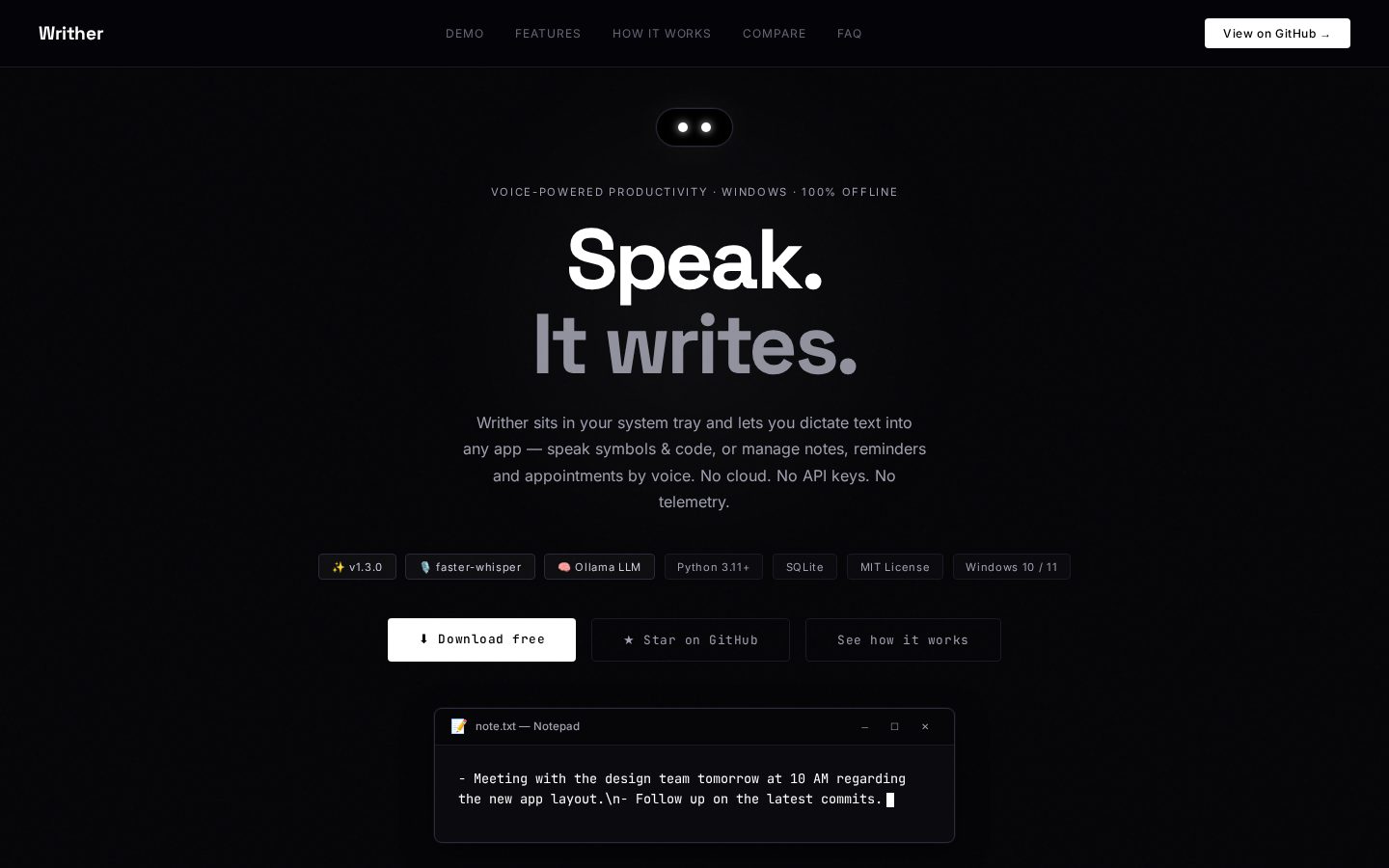 WritHer Homepage