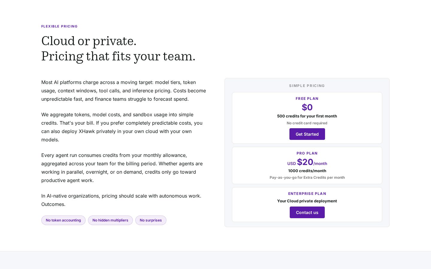 XHawk 0.99 Pricing