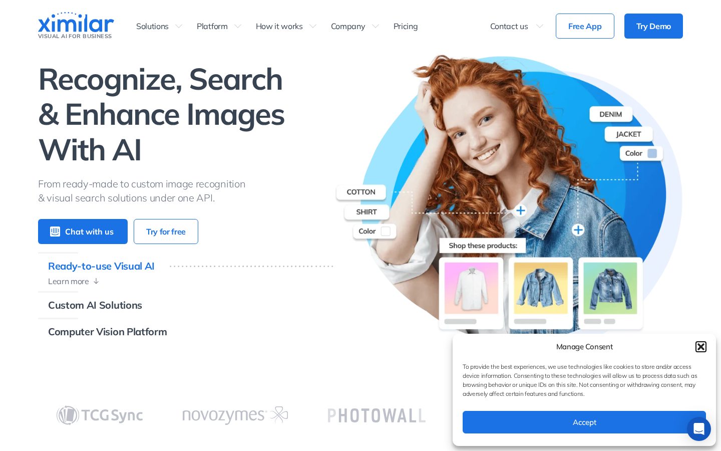 Ximilar Homepage