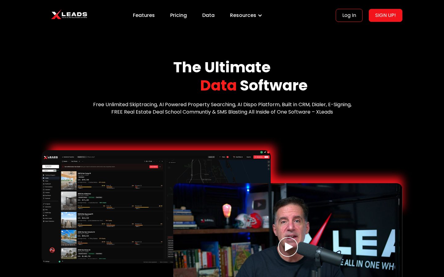 XLeads Homepage