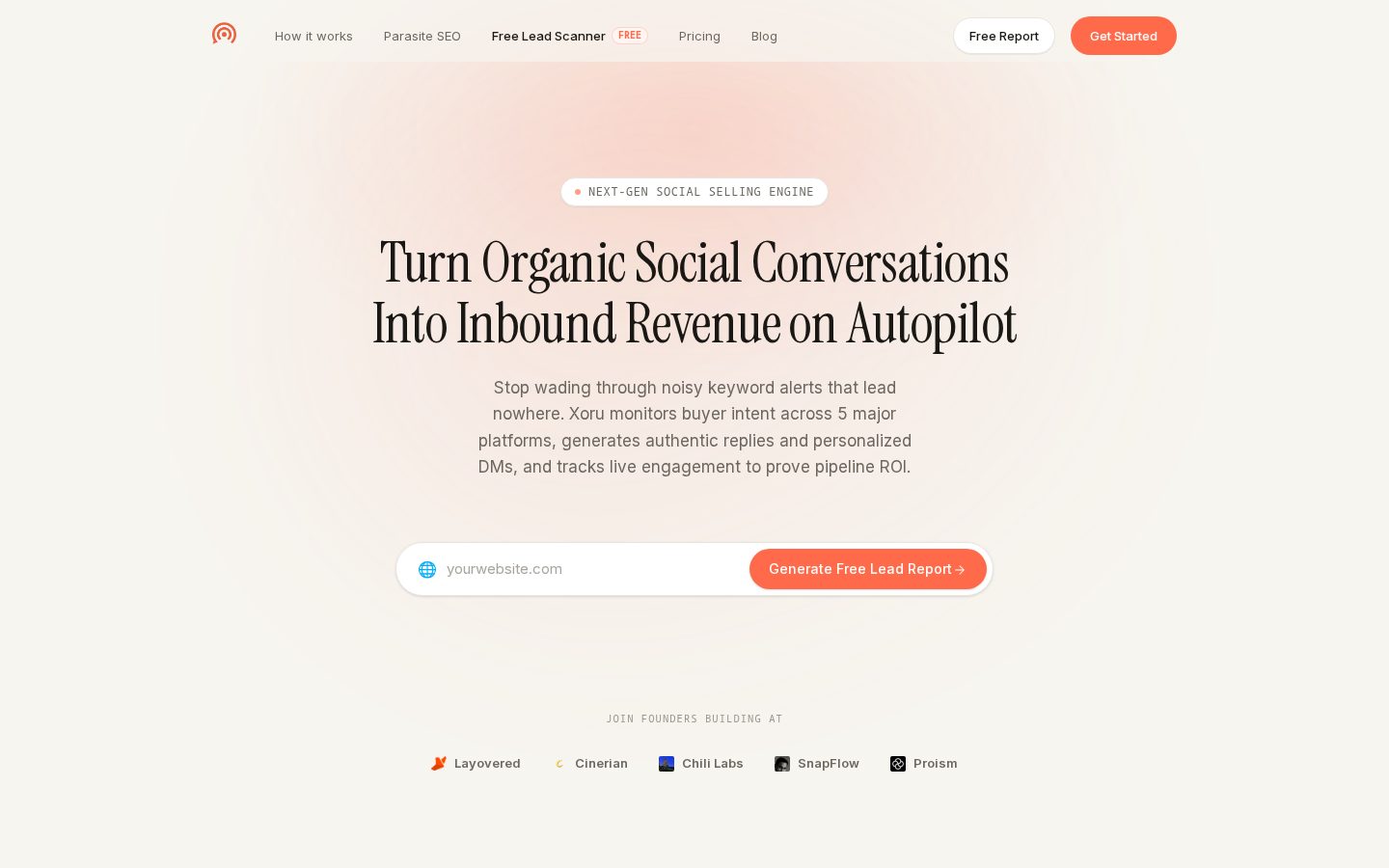 Xoru Homepage
