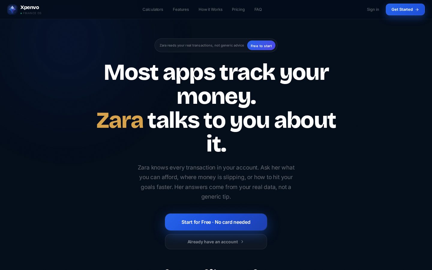 Xpenvo Homepage