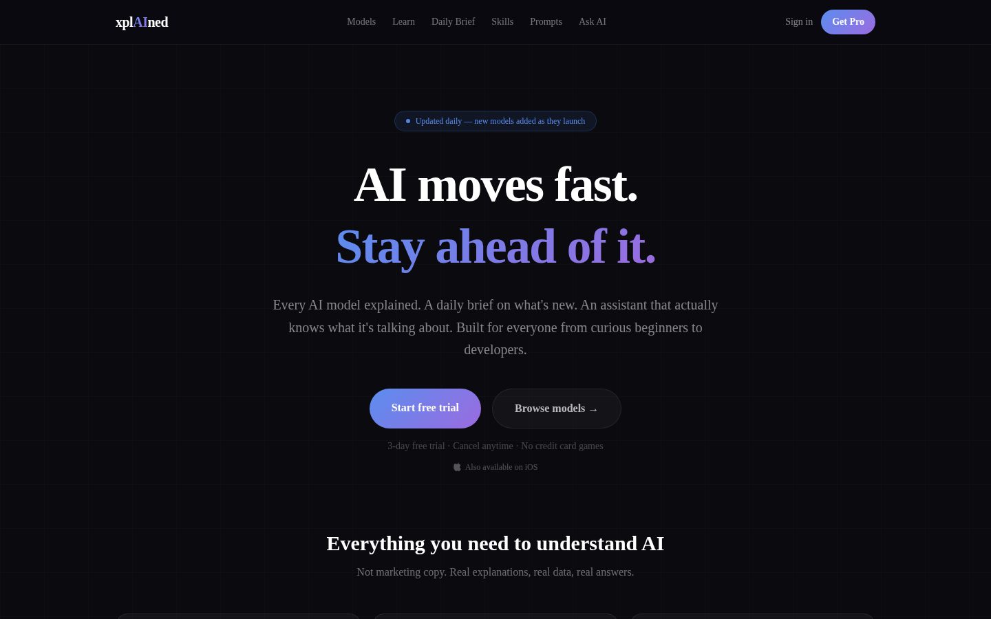xplAIned Homepage