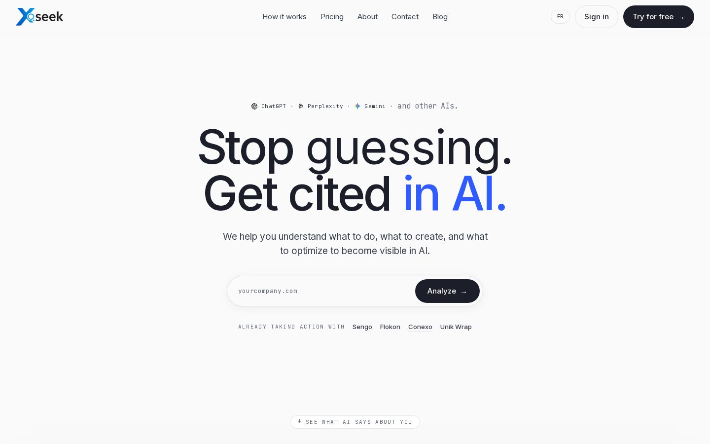 xSeek Homepage