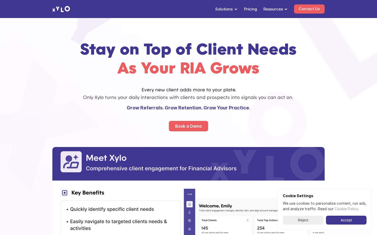 Xylo AI Homepage