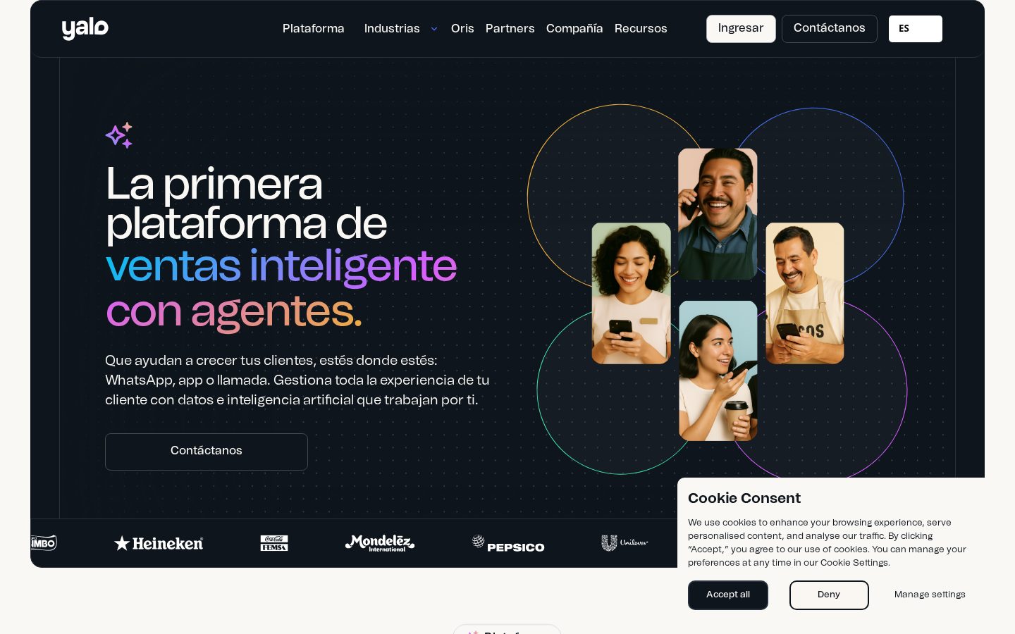 Yalo Ai Homepage