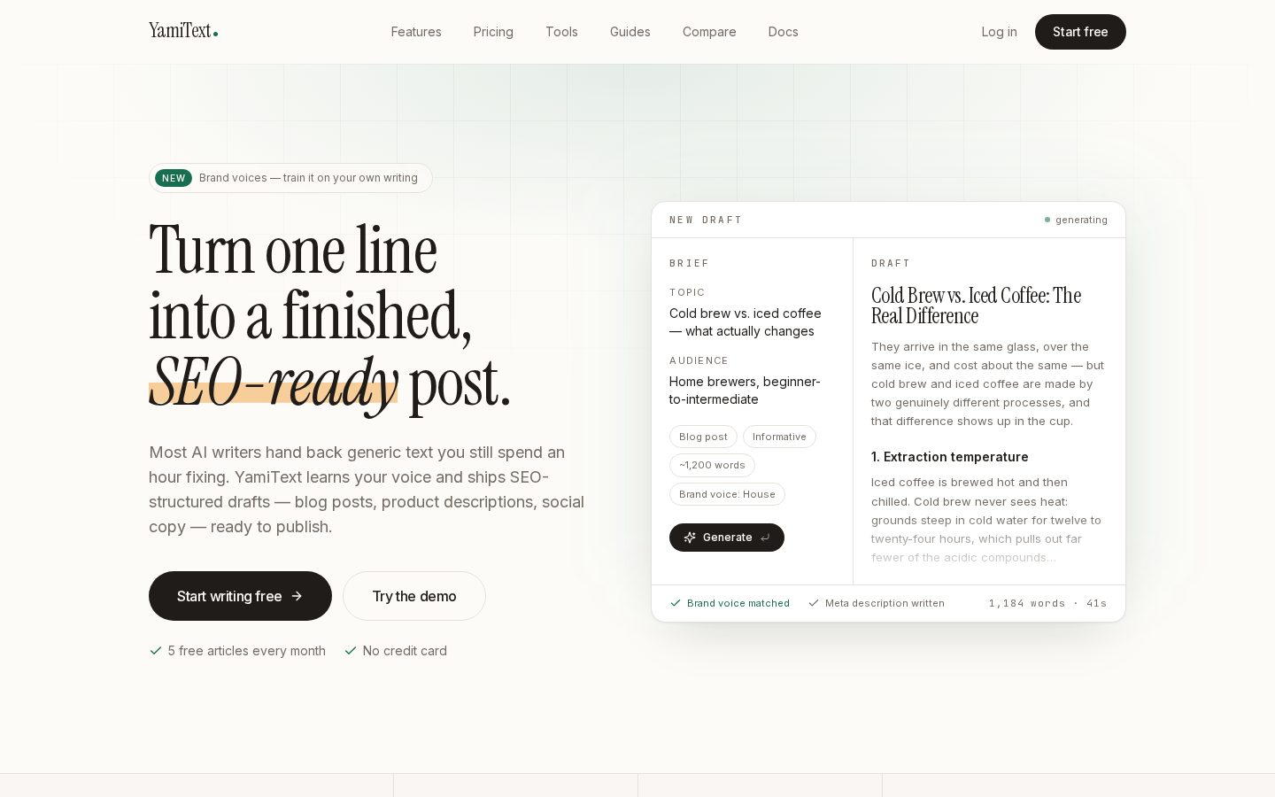 YamiText Homepage