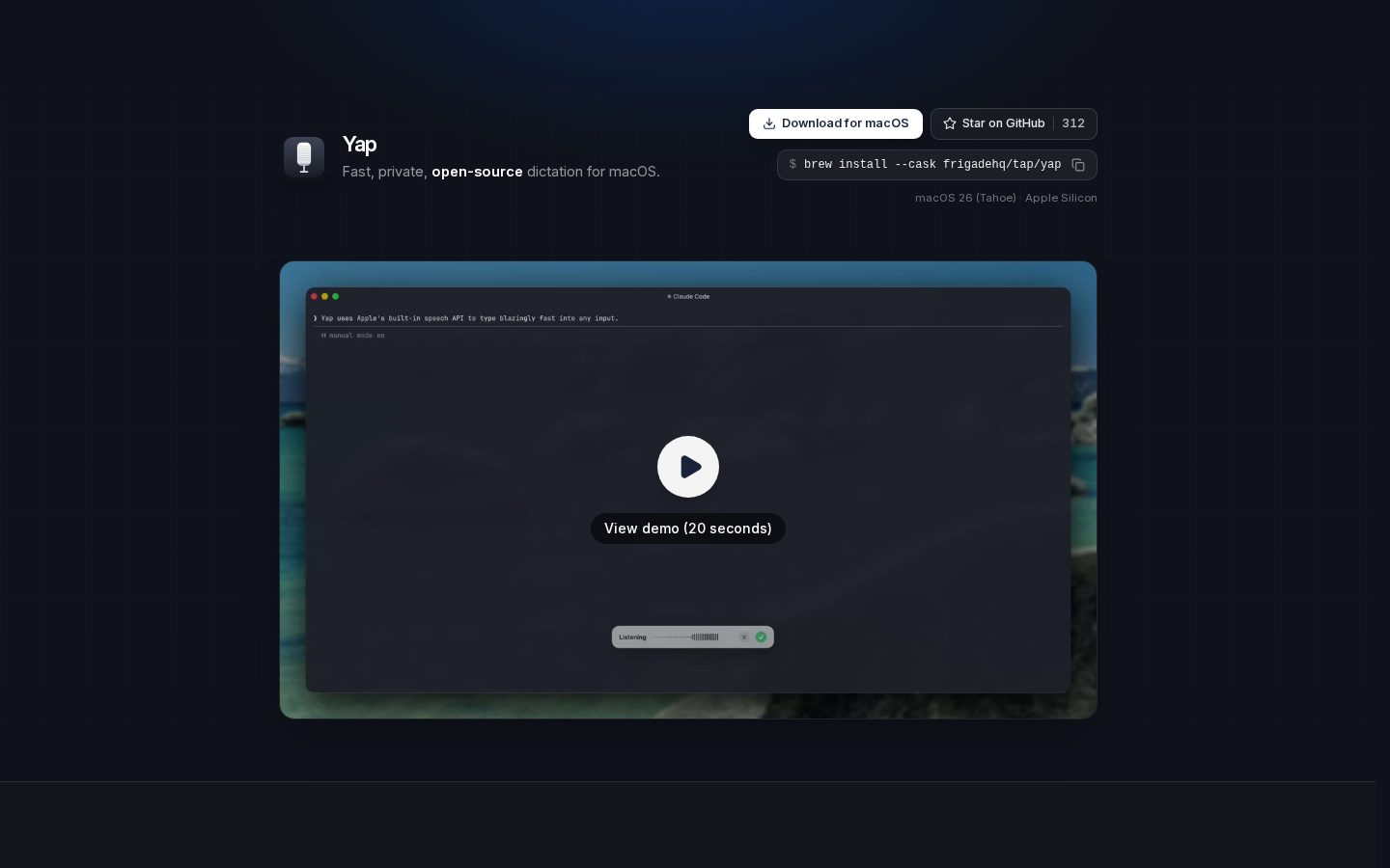 Yap Homepage