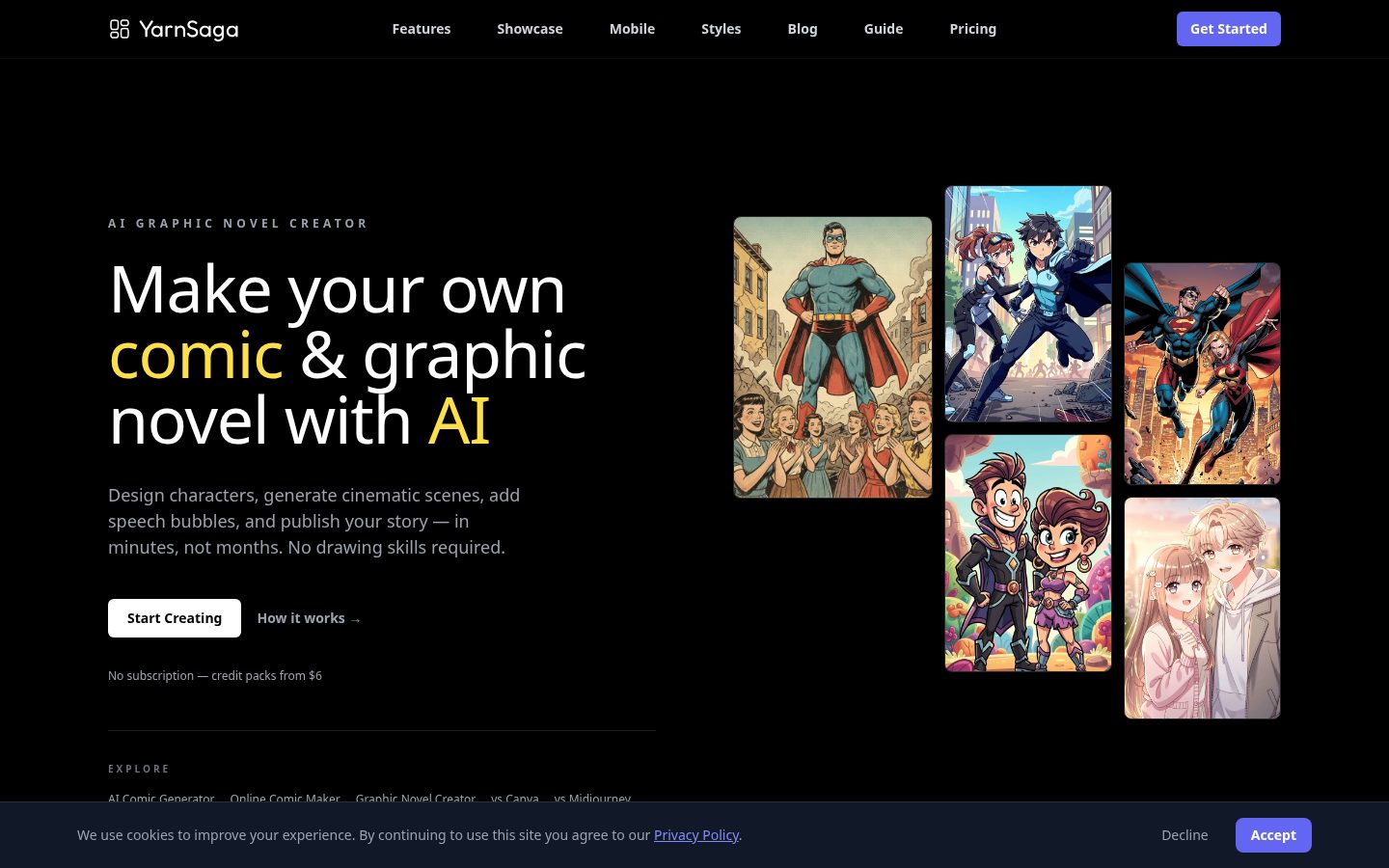 YarnSaga Homepage