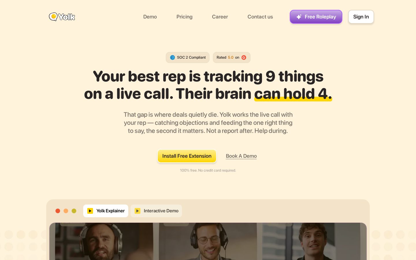 Yolk Homepage