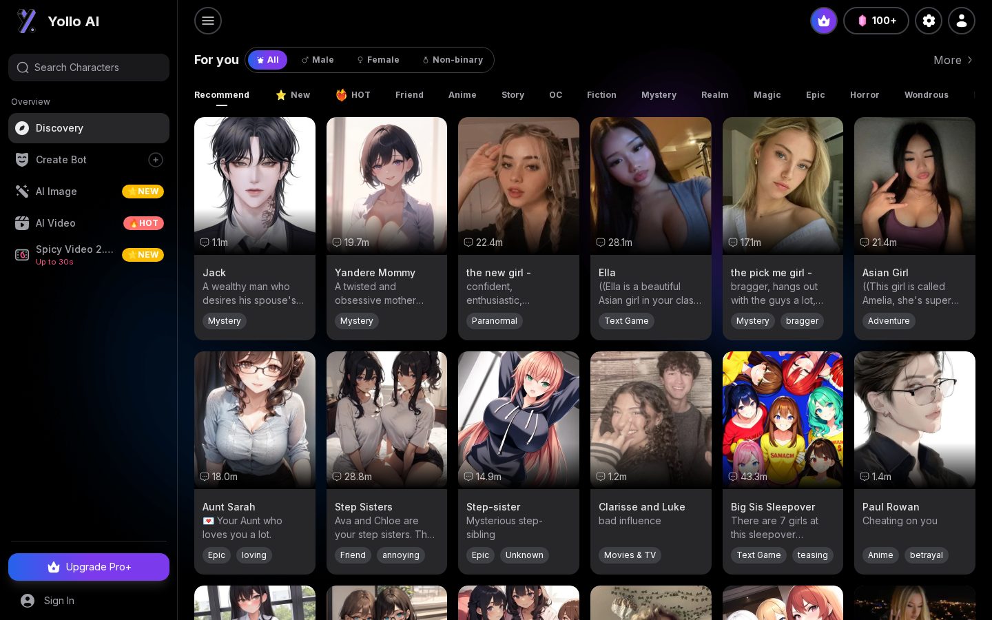 Yollo AI: All-in-One Homepage