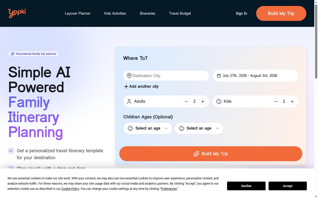 Yopki Homepage
