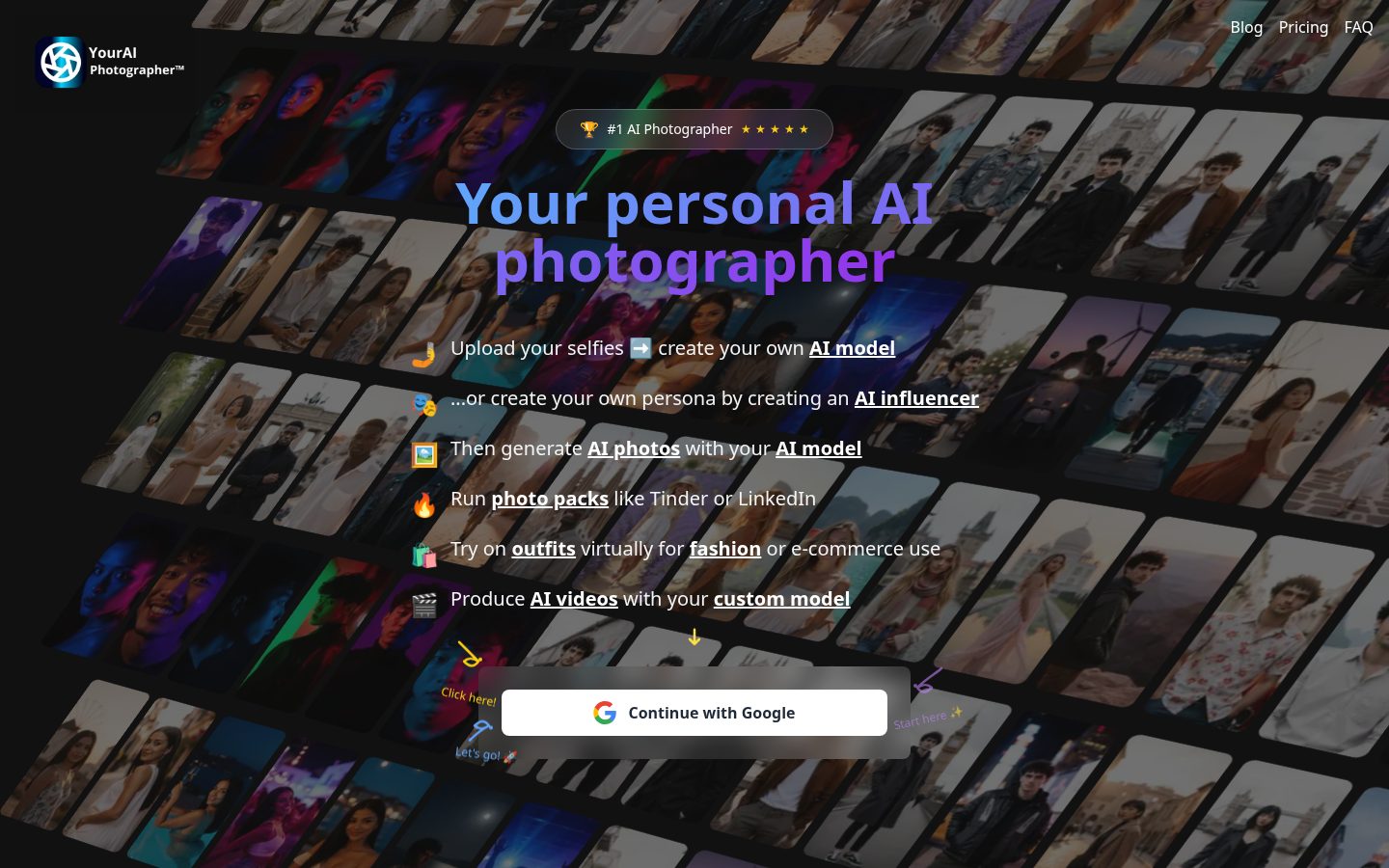 Your AI Photographer Homepage