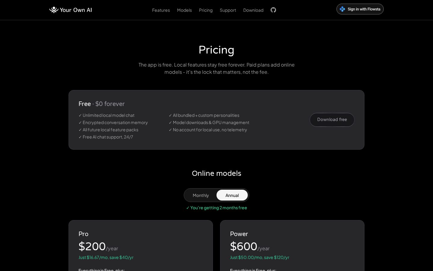 Your Own AI Pricing