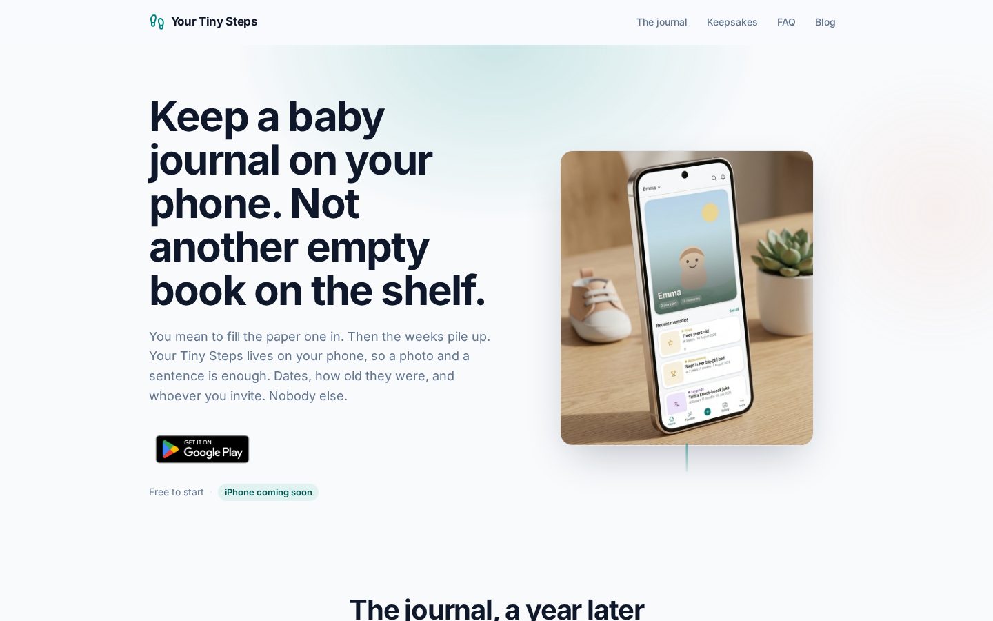 Your Tiny Steps Homepage