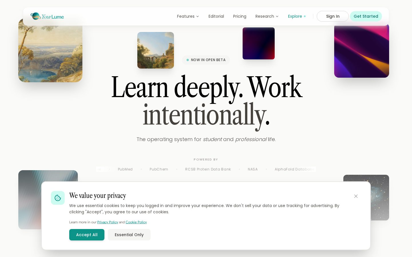 YourLume Homepage