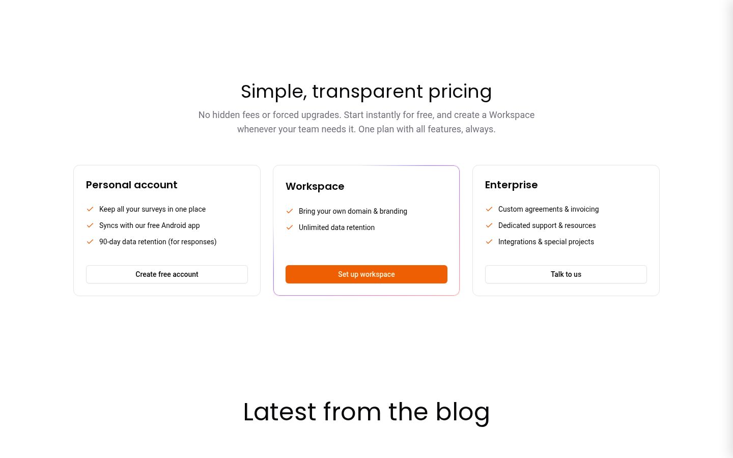 YourOpinion Pricing