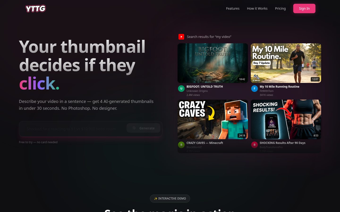 YTTG Homepage
