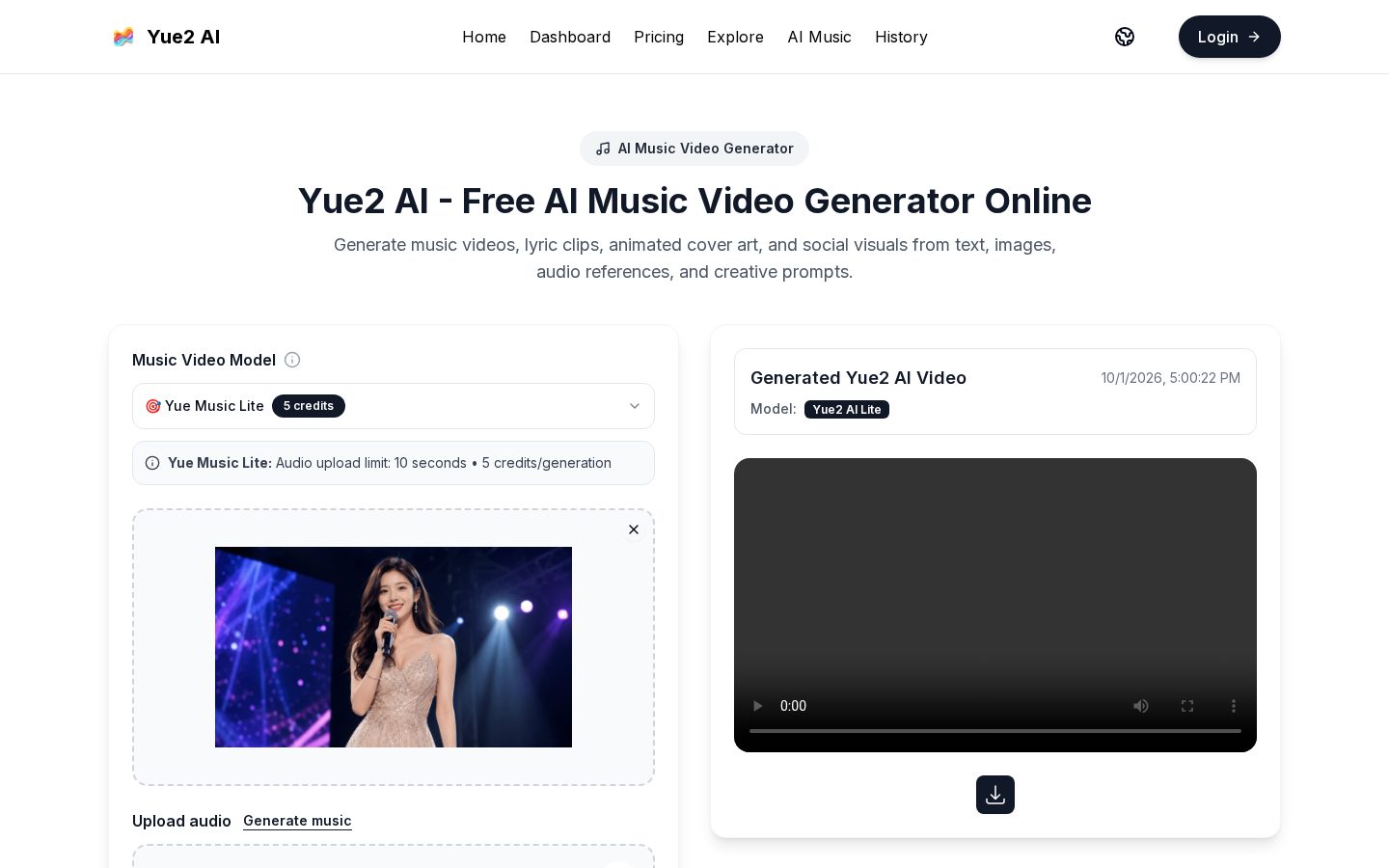 YuE 2 AI Homepage