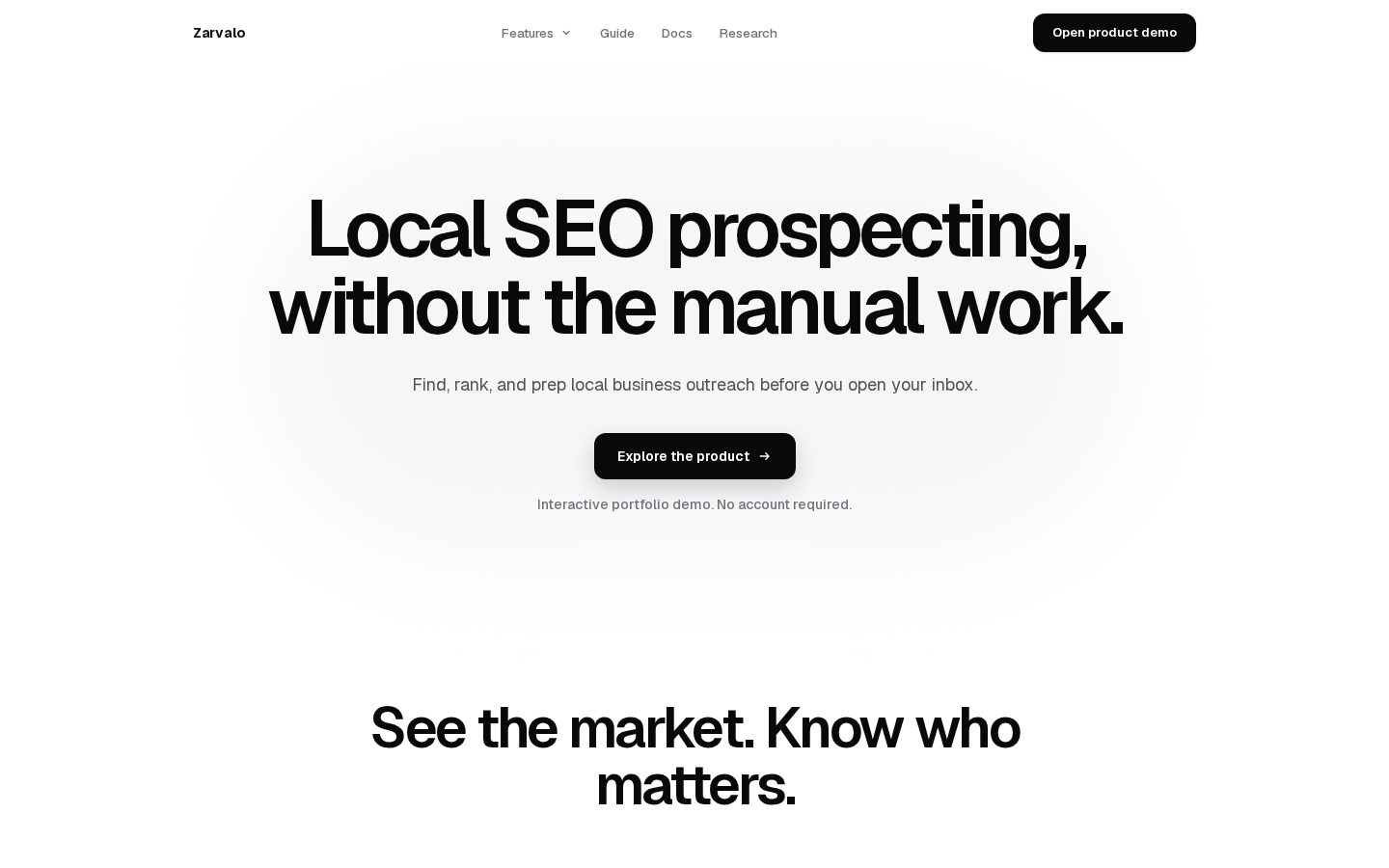 Zarvalo Homepage