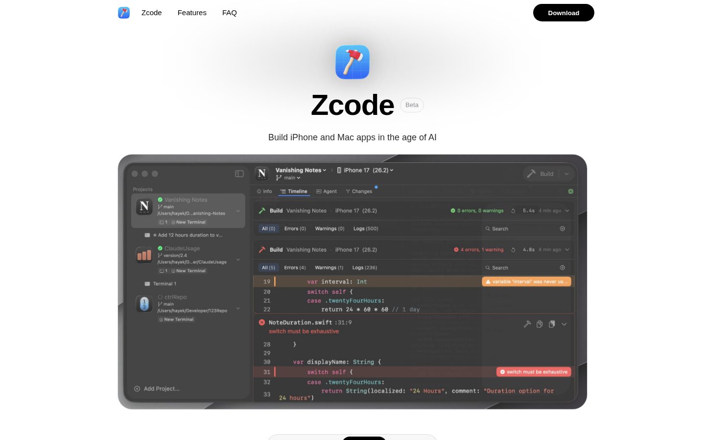 Zcode Homepage
