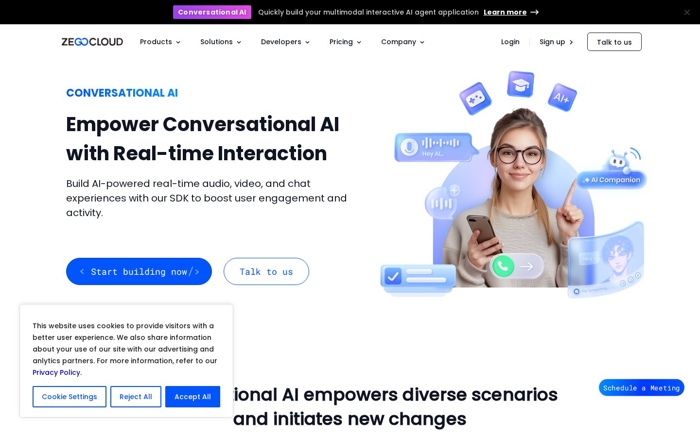ZEGOCLOUD Homepage