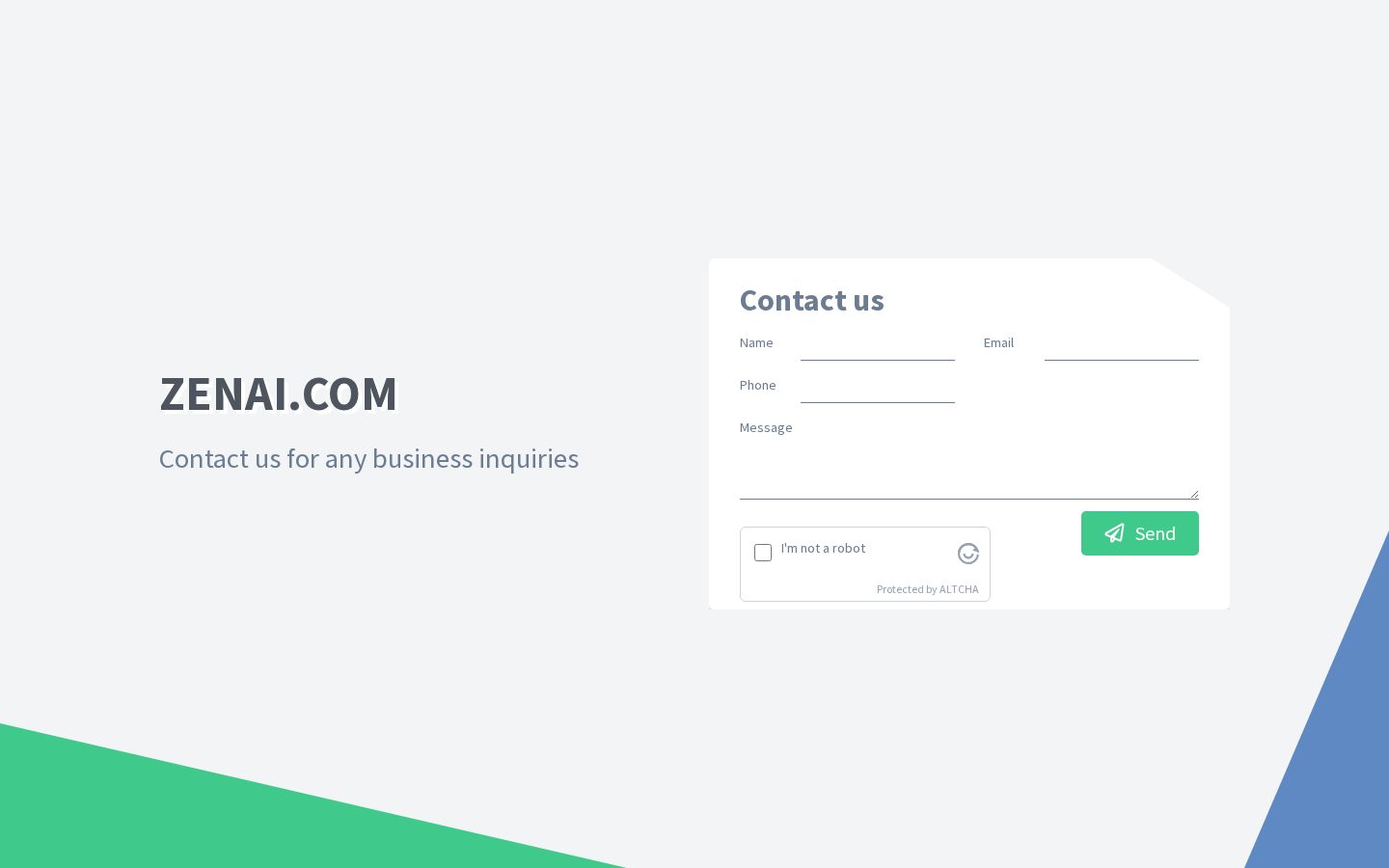 zenAI Homepage