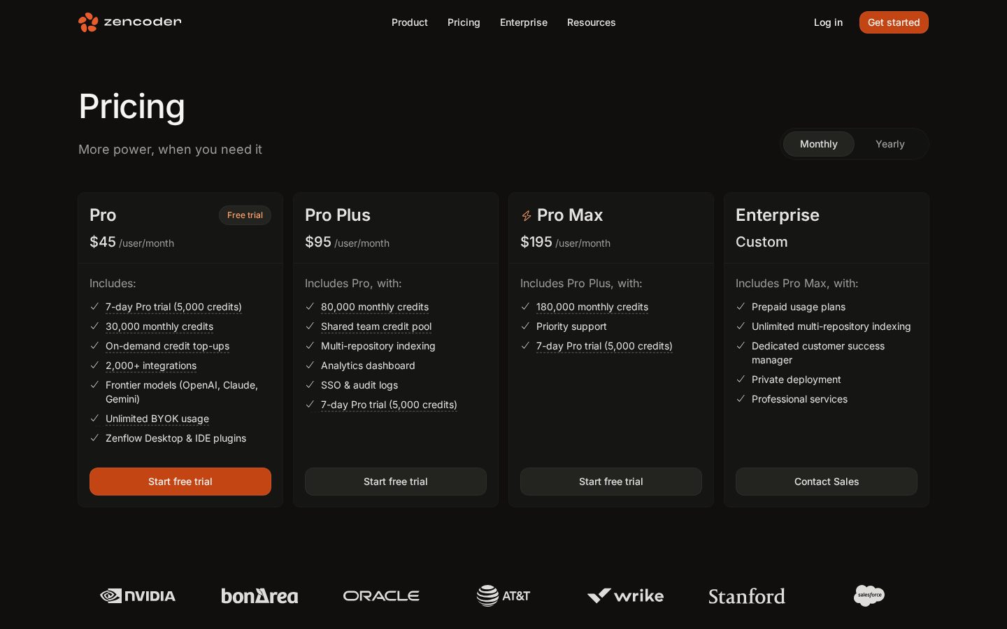 Zenflow by Zencoder Pricing