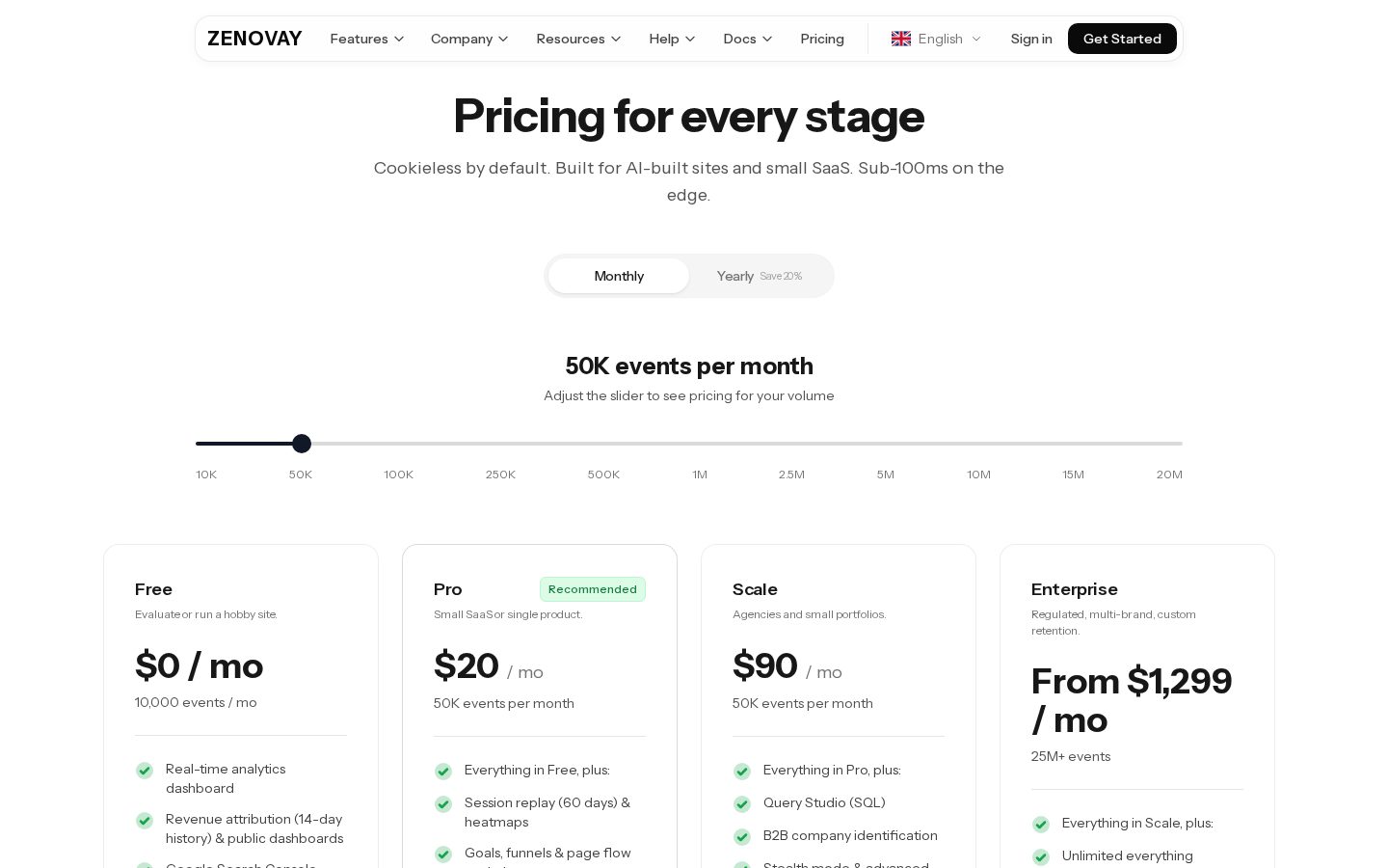 Zenovay Pricing