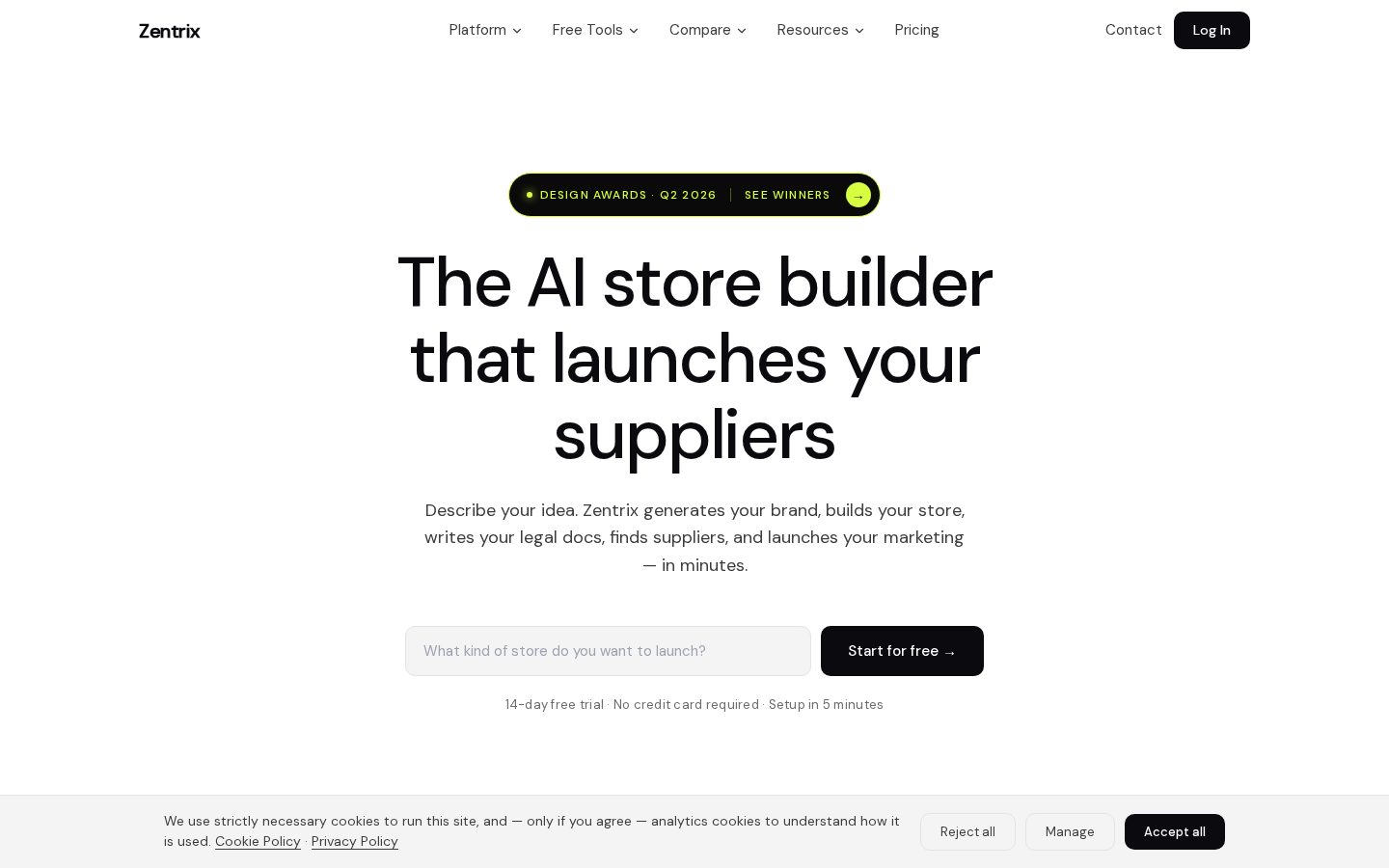 Zentrix Homepage