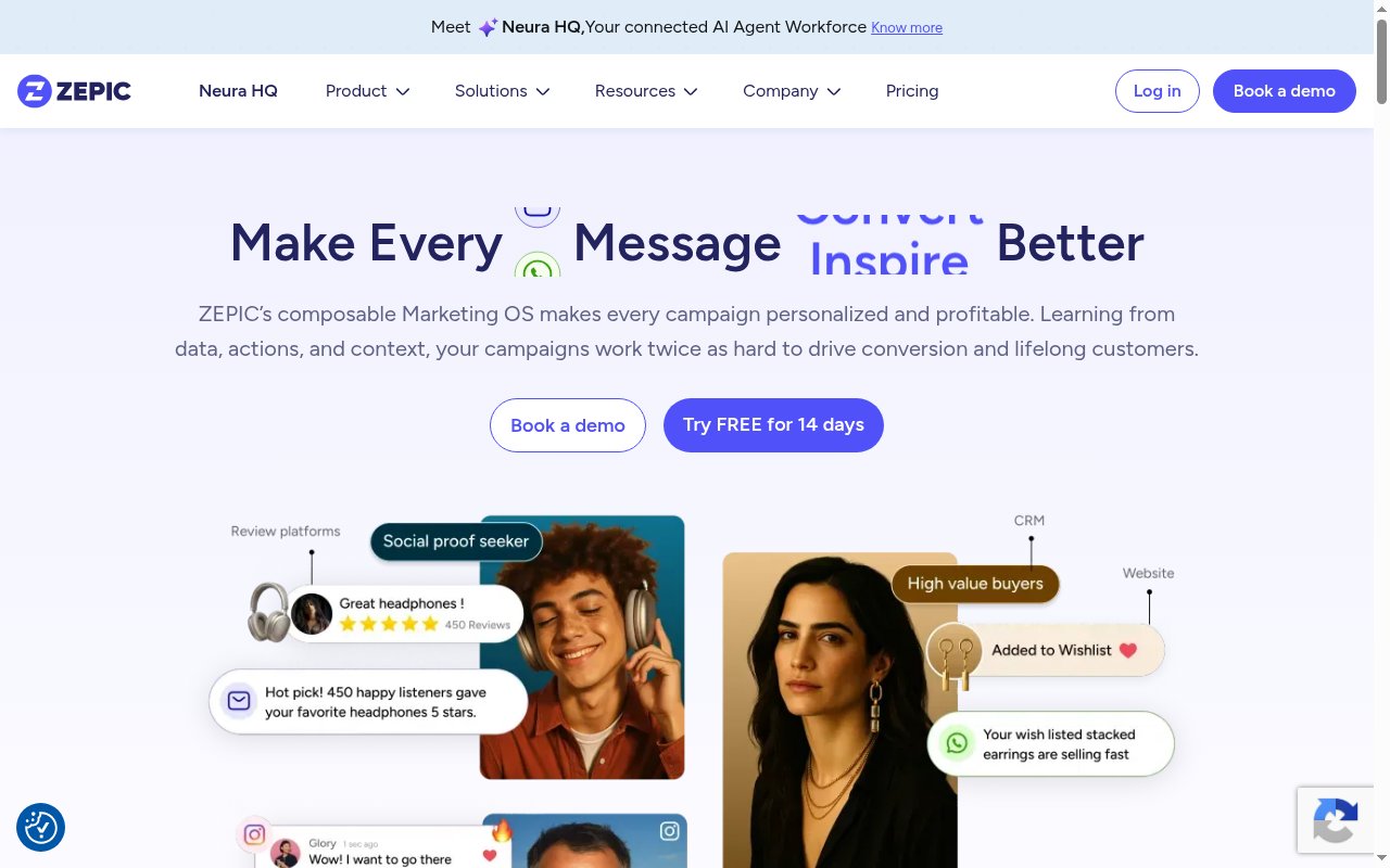 ZEPIC homepage