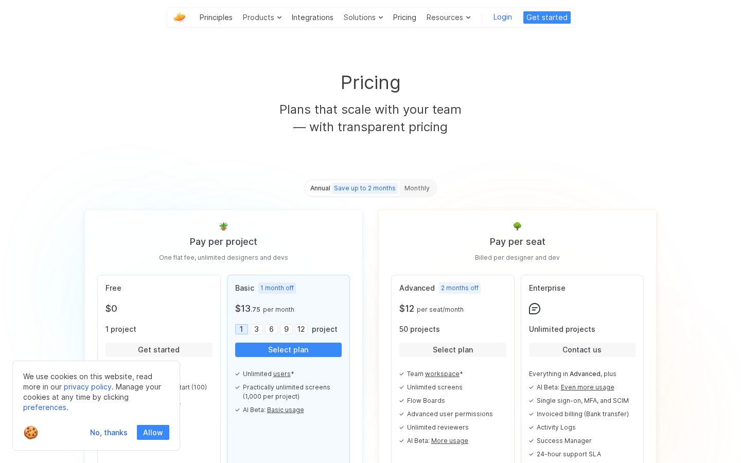 Zeplin AI Design Review Pricing