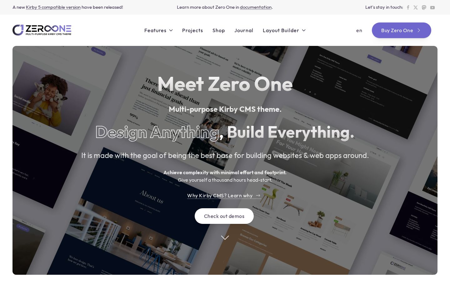 Zero One Homepage