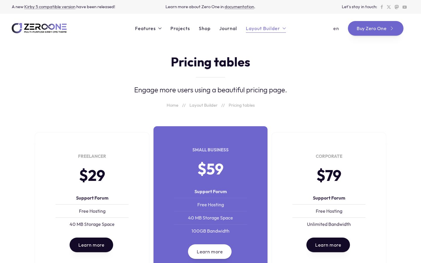 Zero One Pricing