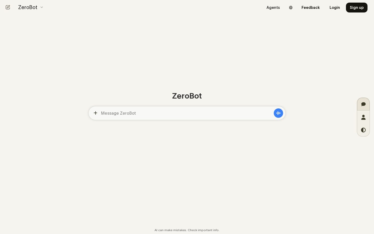 ZeroBot Homepage