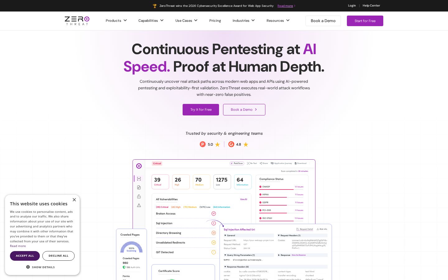 Zerothreat Homepage