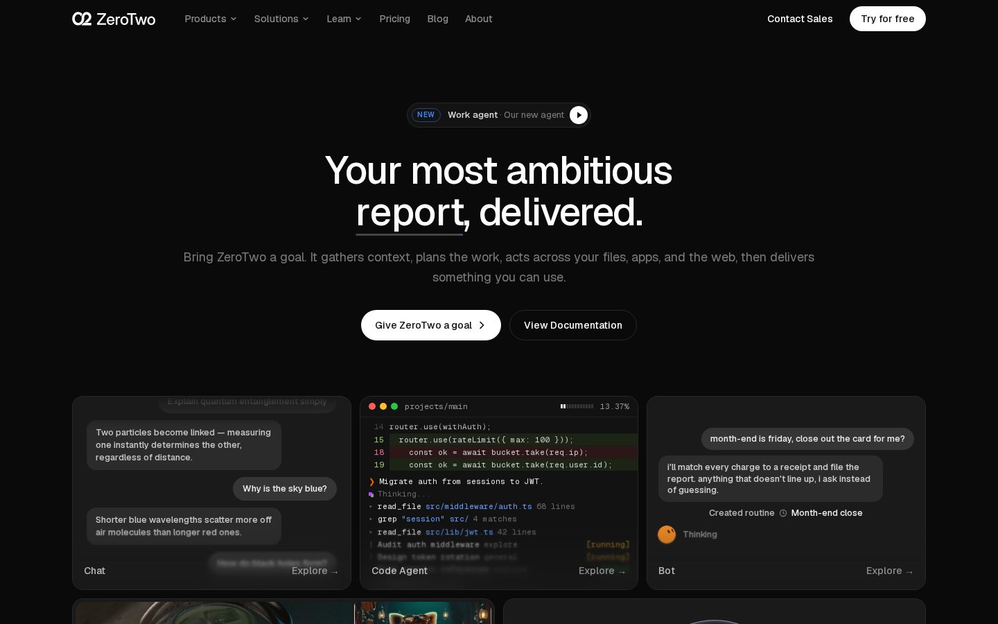 ZeroTwo Homepage
