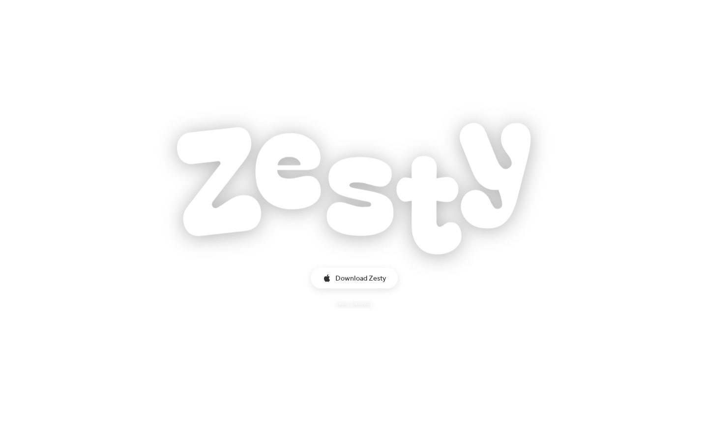 Zesty by DoorDash Homepage