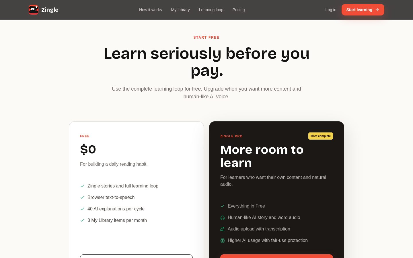 Zingle Pricing